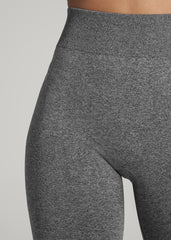 American Tall For Sale | Seamless Leggings for Tall Women in Black & Grey Heather