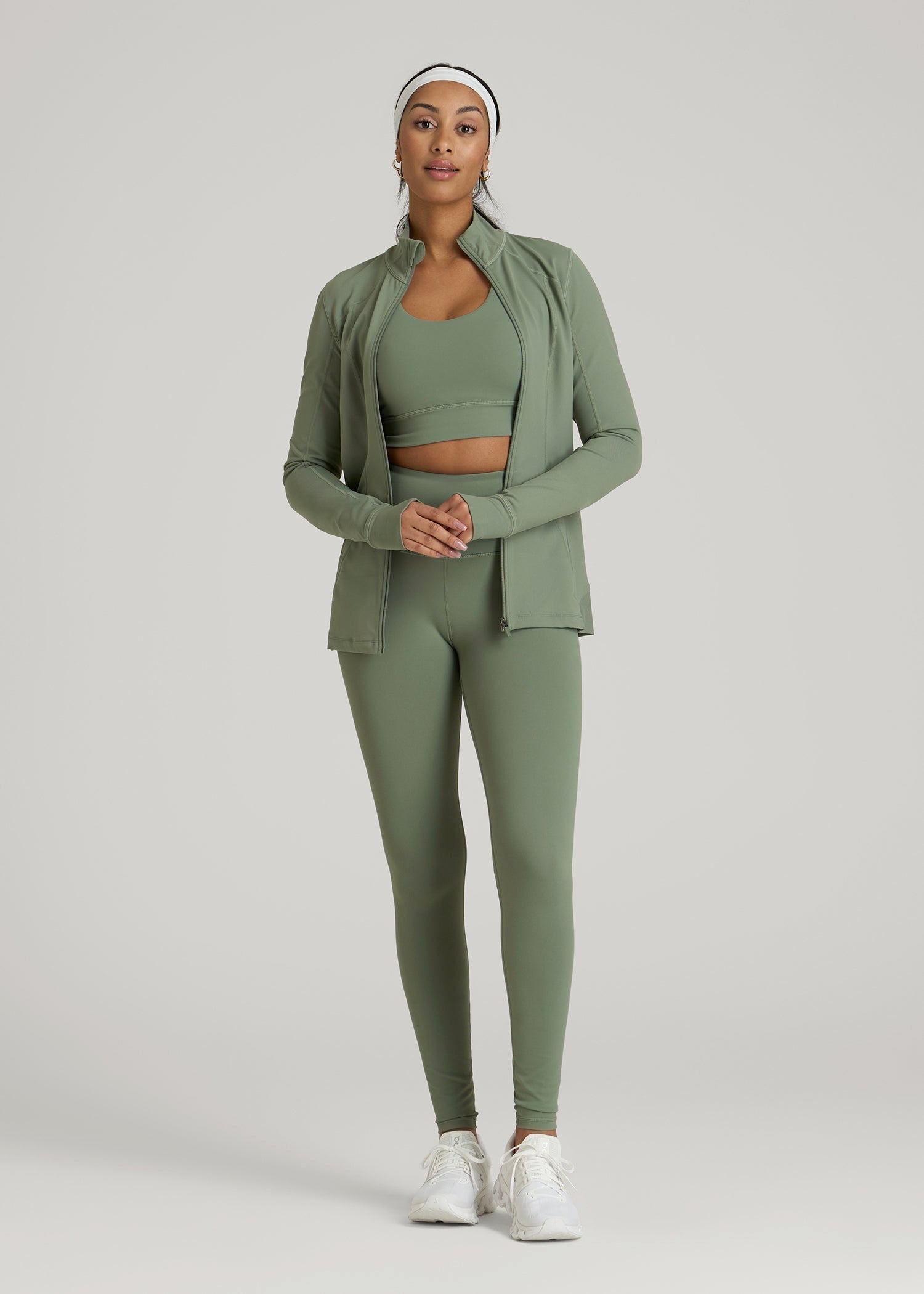 American Tall Online Shop | Balance High-Rise Leggings for Tall Women in Dark Seagrass