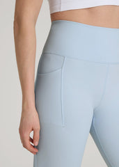 American Tall Online | Balance Cinched Back Pocket Legging for Tall Women in Ice Blue