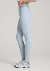 American Tall Online | Balance Cinched Back Pocket Legging for Tall Women in Ice Blue