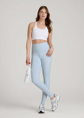 American Tall Online | Balance Cinched Back Pocket Legging for Tall Women in Ice Blue