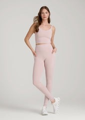 American Tall Outlet | Balance Cinched Back Pocket Legging for Tall Women in Desert Rose