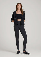 American Tall For Sale | Balance Cinched Back Pocket Legging for Tall Women in Black