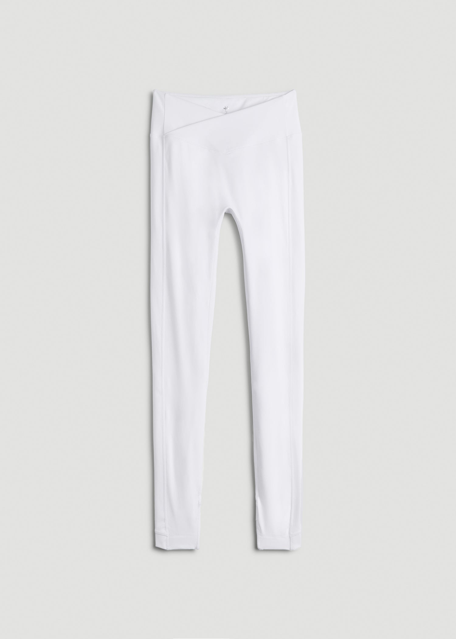 American Tall Discount | Balance Cross Over Leggings for Tall Women in White
