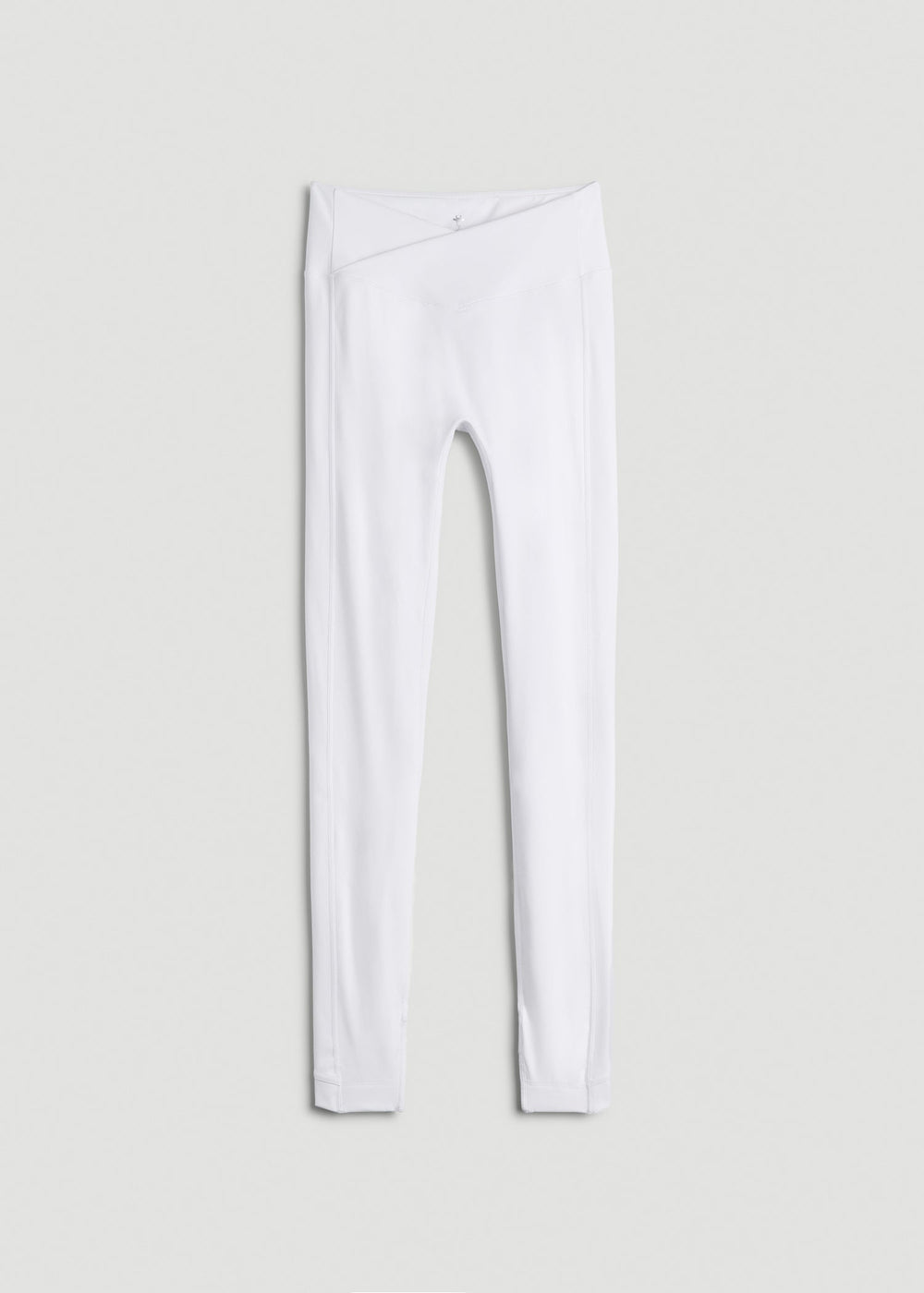 American Tall Discount | Balance Cross Over Leggings for Tall Women in White