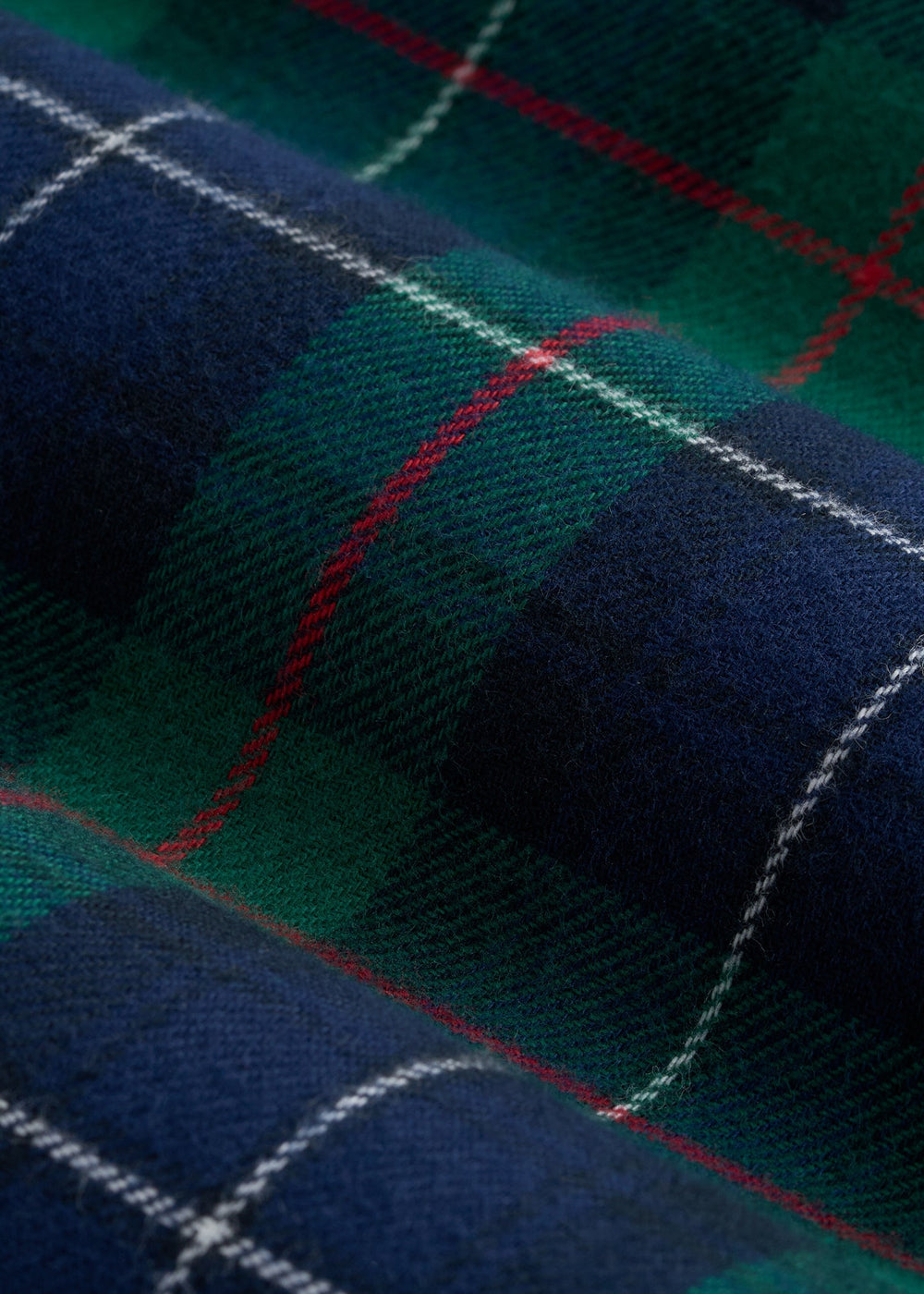 American Tall Discount | Tie Waist Flannel Pajama Pants for Tall Women in Green and Blue Plaid