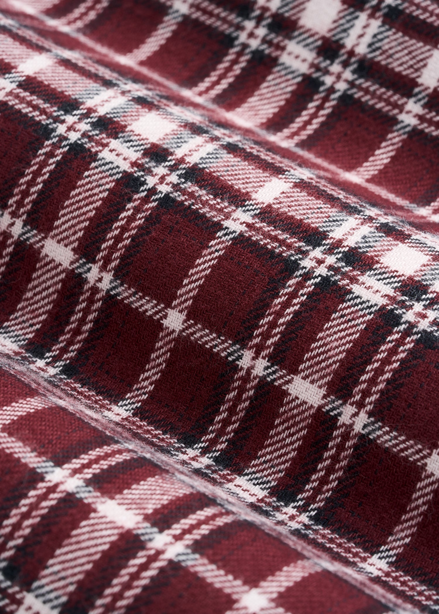 American Tall Online | Tie Waist Flannel Pajama Pants for Tall Women in Wine and Grey Lilac Plaid