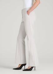 American Tall Outlet | Freedom Flex Flare Dress Pants for Tall Women in White Sand