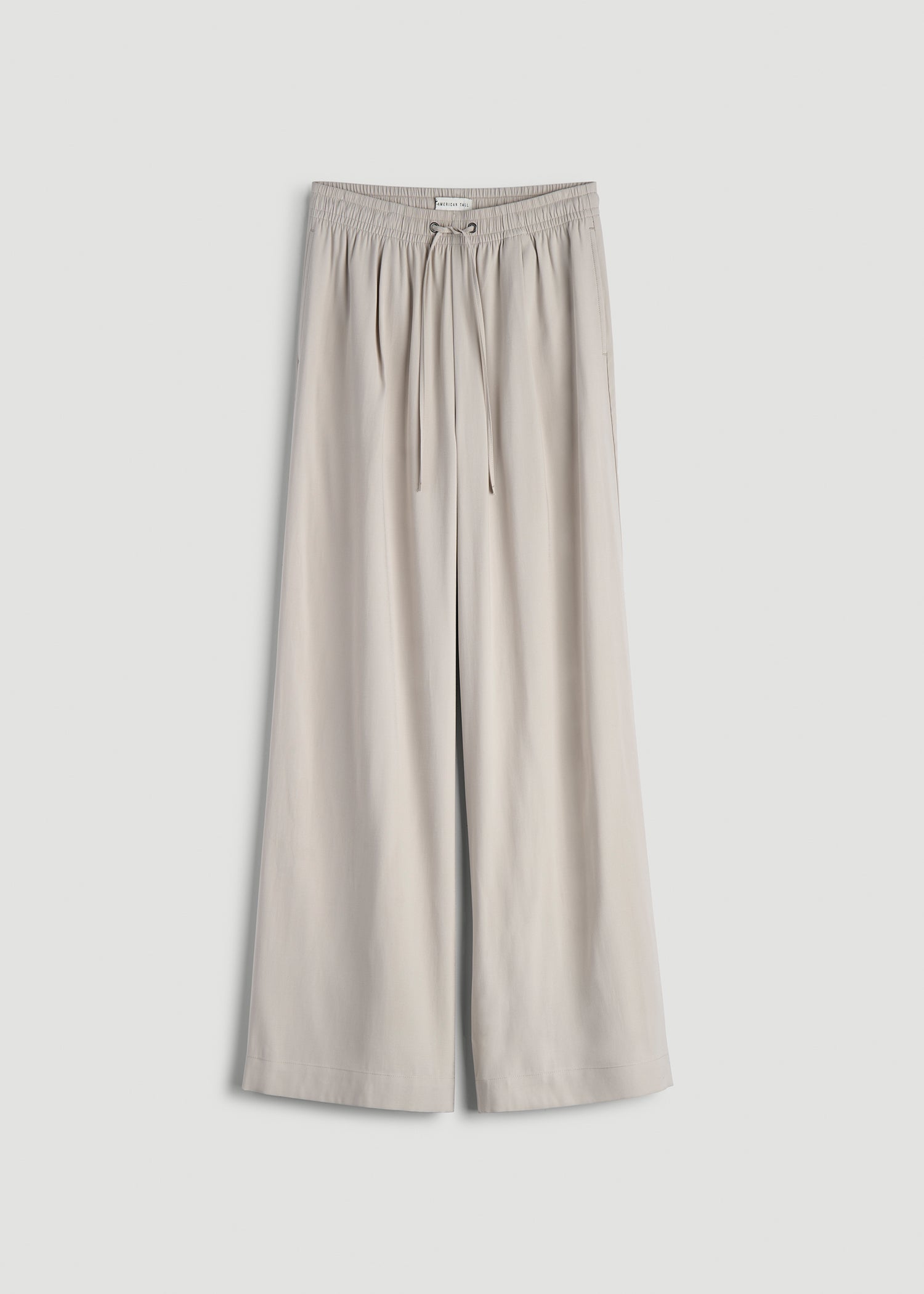 American Tall Online | Relaxed Pull-On Pants for Tall Women in Stone
