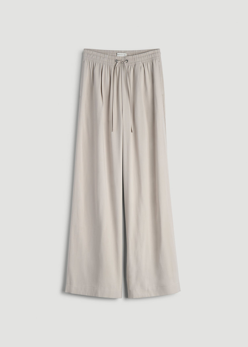 American Tall Online | Relaxed Pull-On Pants for Tall Women in Stone