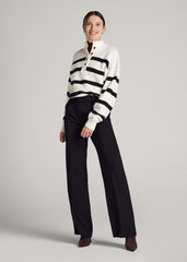 American Tall Outlet | Pleated WIDE Leg Dress Pants for Tall Women in Black