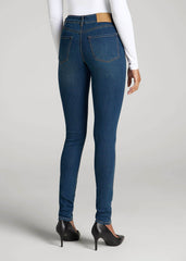 American Tall Sale | Sarah Mid-Rise Skinny Jeans for Tall Women in Blue