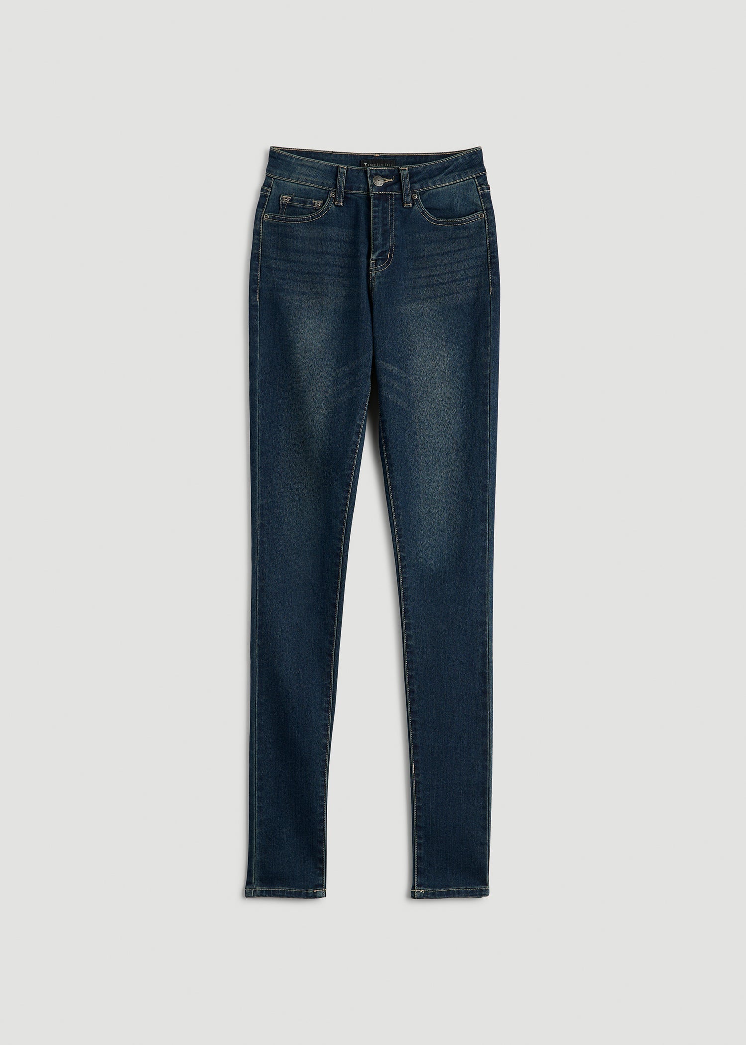 American Tall Sale | Sarah Mid-Rise Skinny Jeans for Tall Women in Blue
