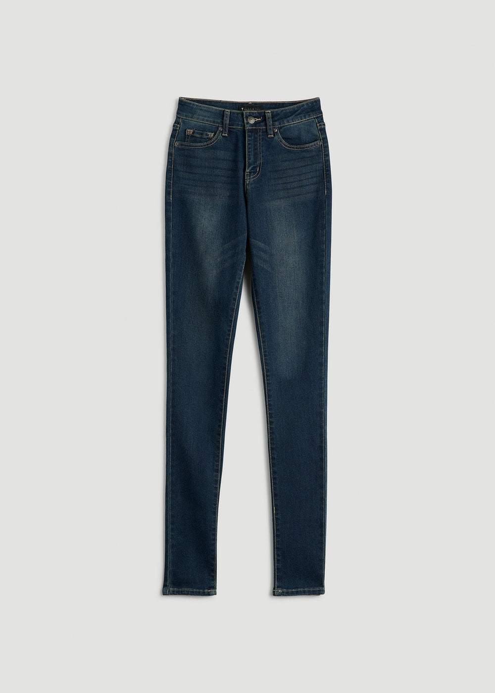 American Tall Sale | Sarah Mid-Rise Skinny Jeans for Tall Women in Blue