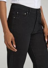 American Tall For Sale | Harper High-Rise Straight Stretch Jeans for Tall Women in Black