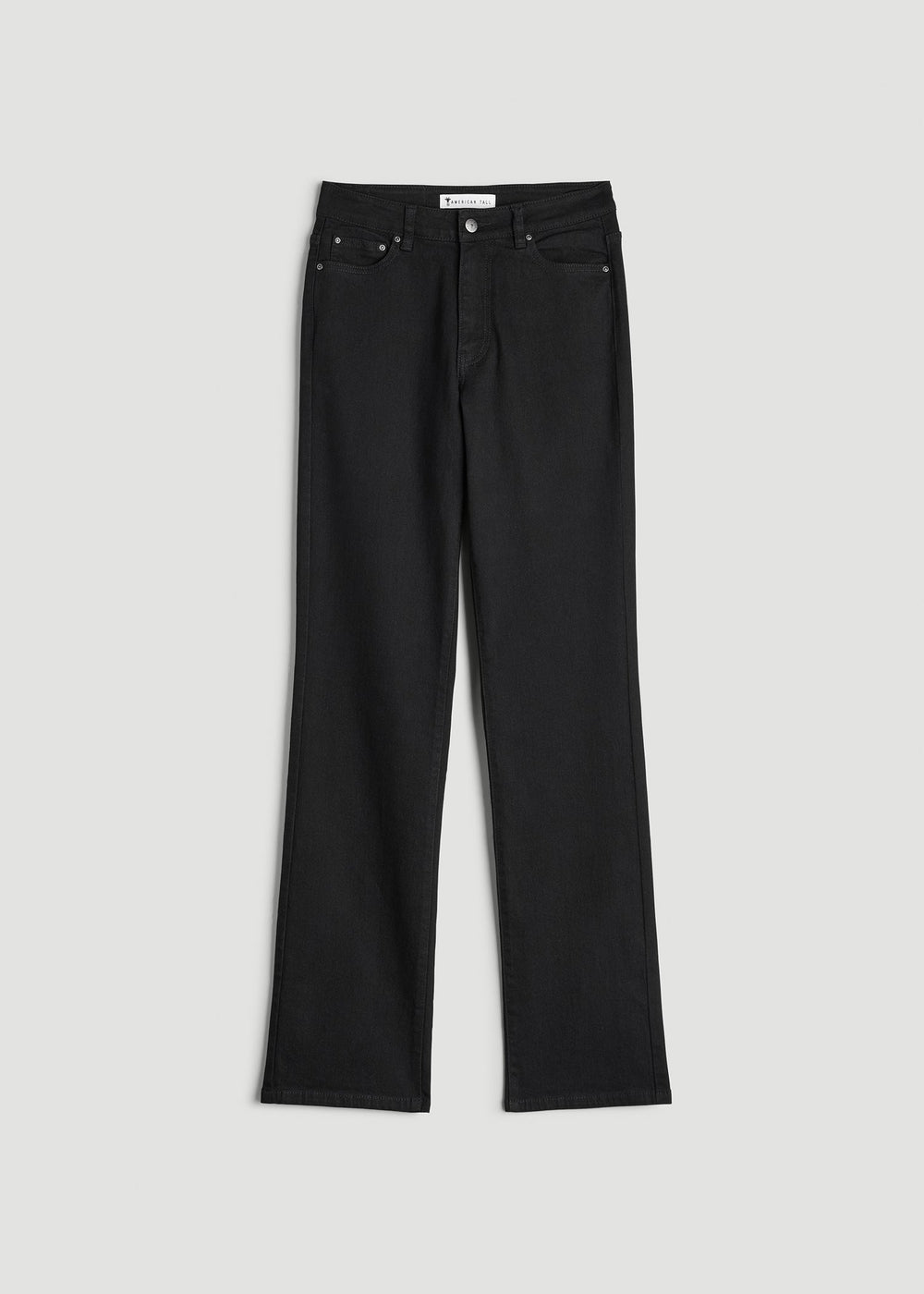 American Tall For Sale | Harper High-Rise Straight Stretch Jeans for Tall Women in Black