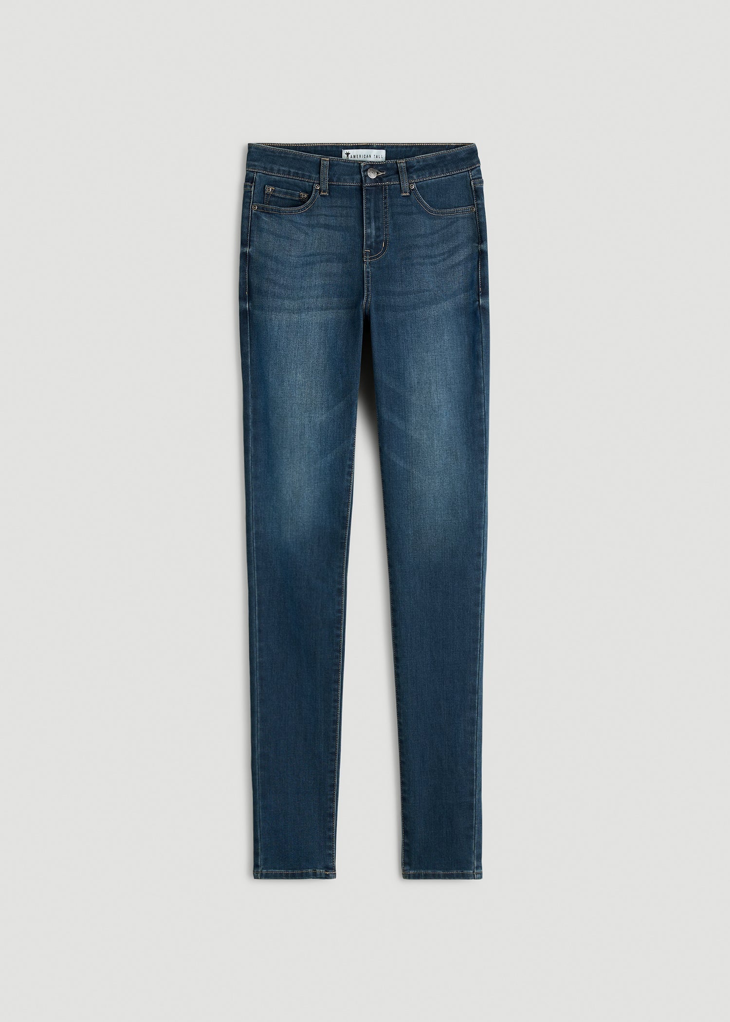 American Tall Discount | Georgia High-Rise Skinny Jeans for Tall Women in Classic Blue