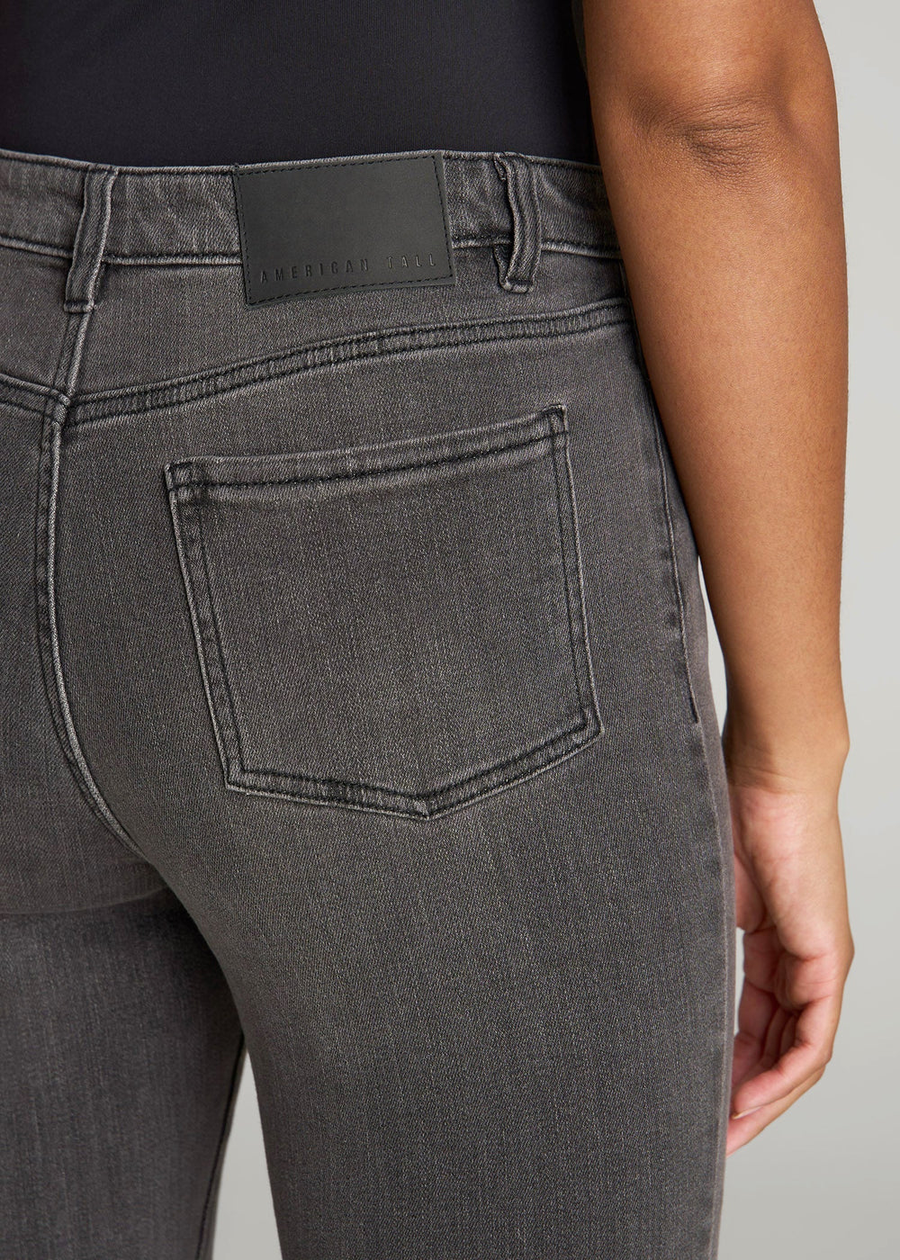 American Tall Online Shop | Georgia High-Rise Skinny Jeans for Tall Women in True Grit Grey