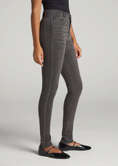 American Tall Online Shop | Georgia High-Rise Skinny Jeans for Tall Women in True Grit Grey