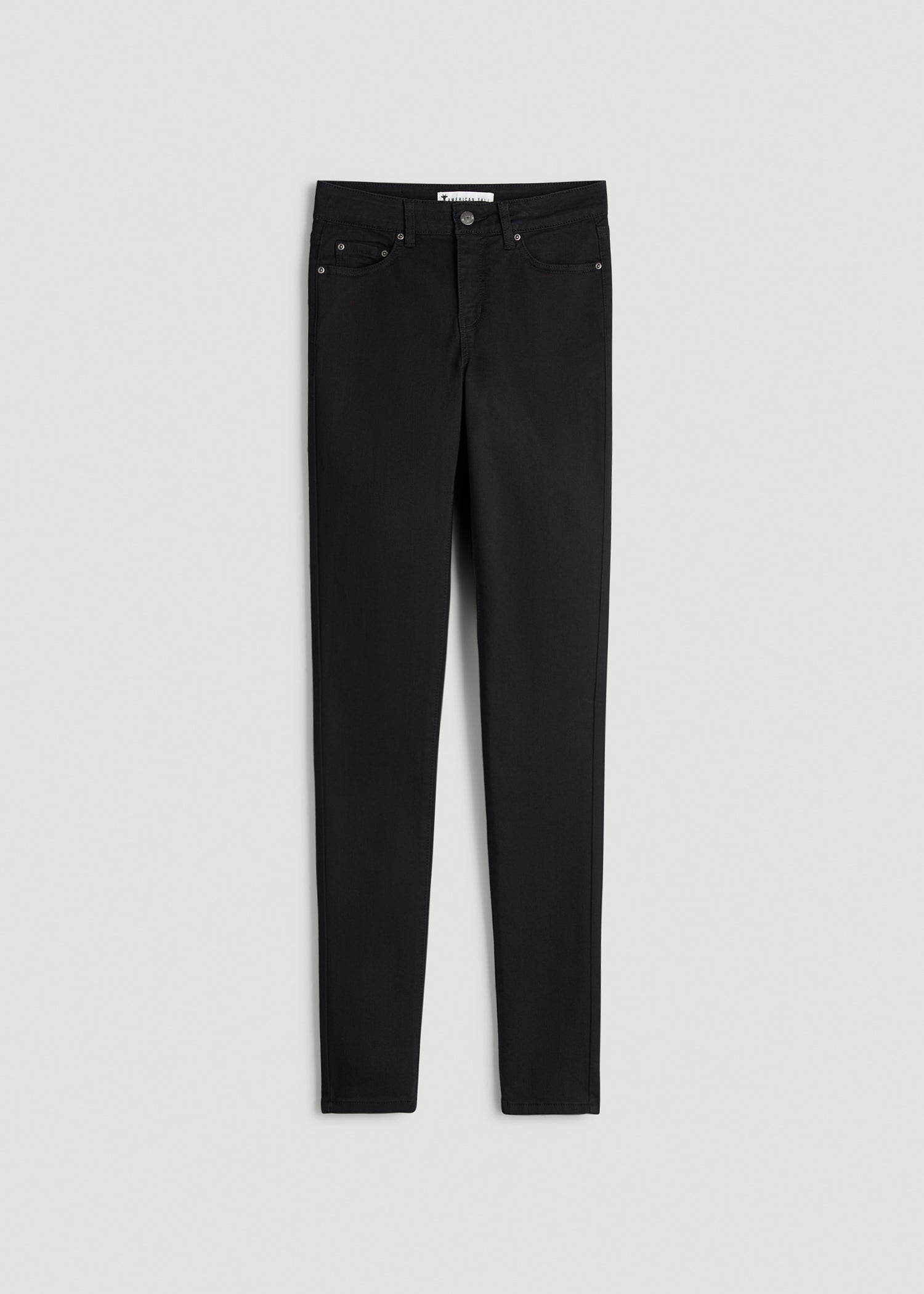 American Tall Discount | Sarah Mid-Rise Skinny Jeans for Tall Women in Black