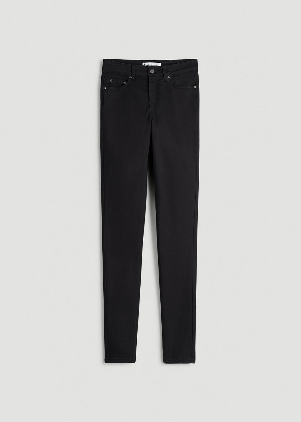 American Tall Discount | Sarah Mid-Rise Skinny Jeans for Tall Women in Black