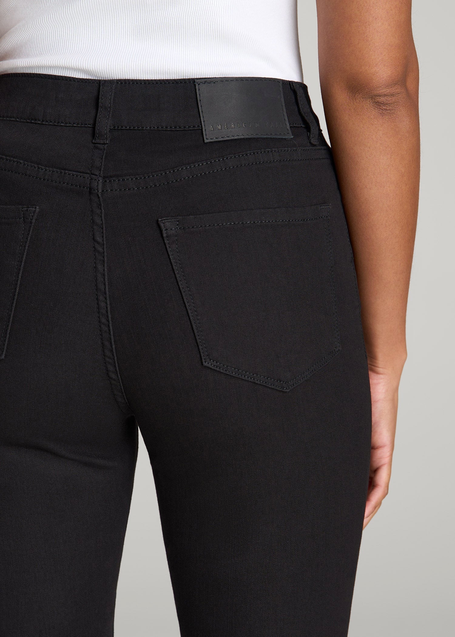 American Tall Online | Georgia High-Rise Skinny Jeans for Tall Women in Black