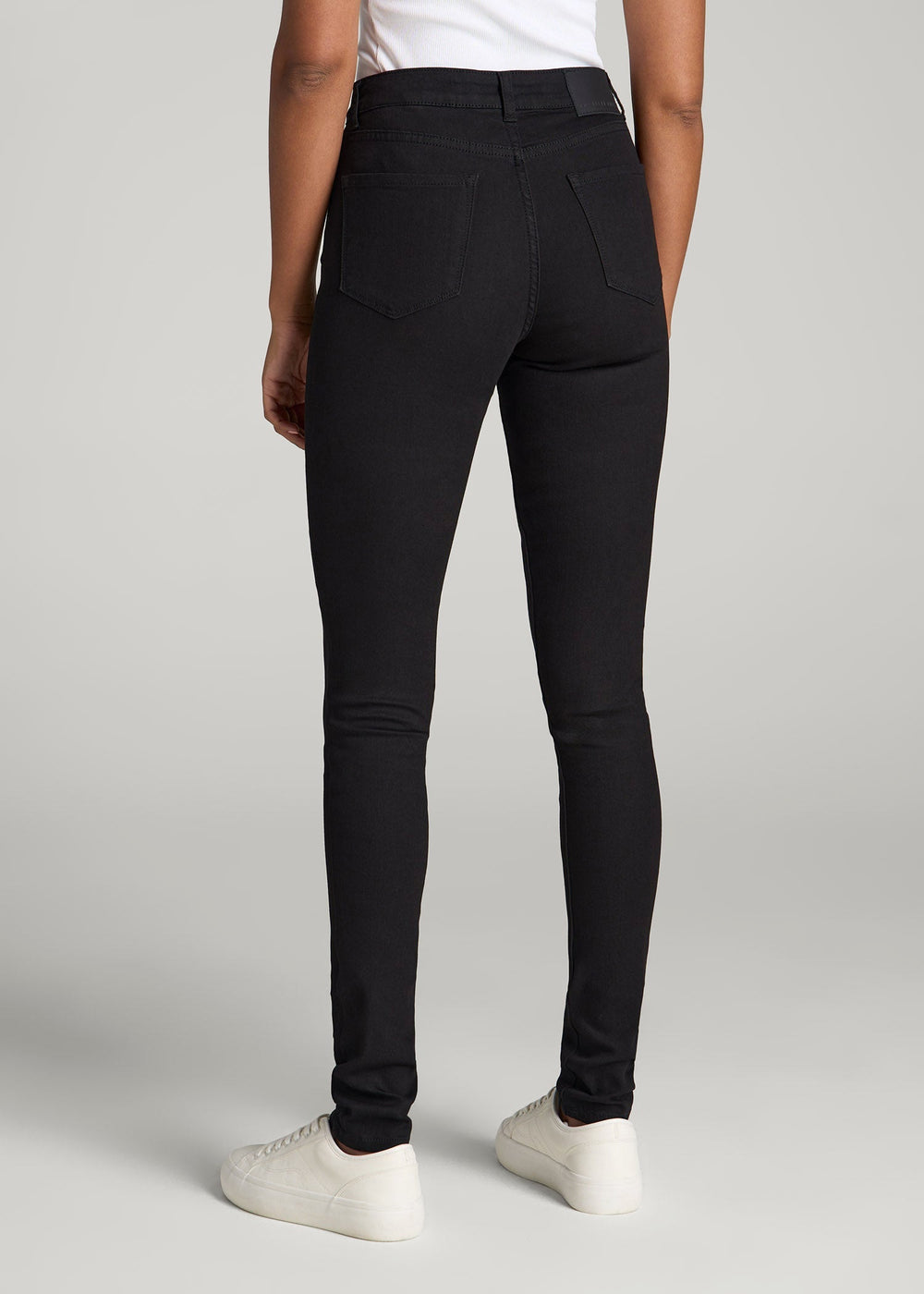 American Tall Online | Georgia High-Rise Skinny Jeans for Tall Women in Black