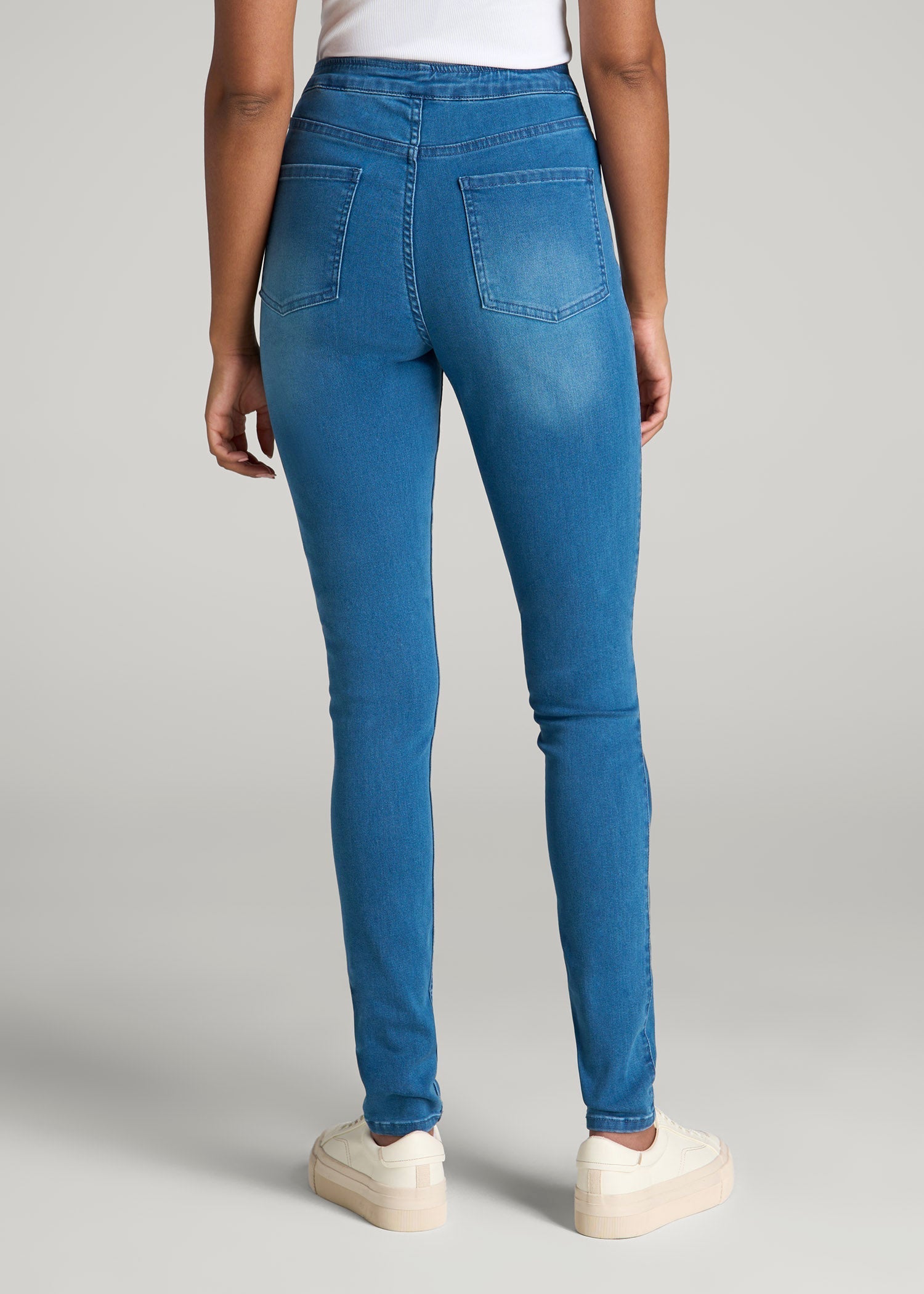 American Tall Sale | Jeggings for Tall Women in Classic Mid Blue