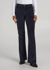 American Tall For Sale | Mid-Rise Mini Bootcut Corduroy Pants for Tall Women in Patriot Blue