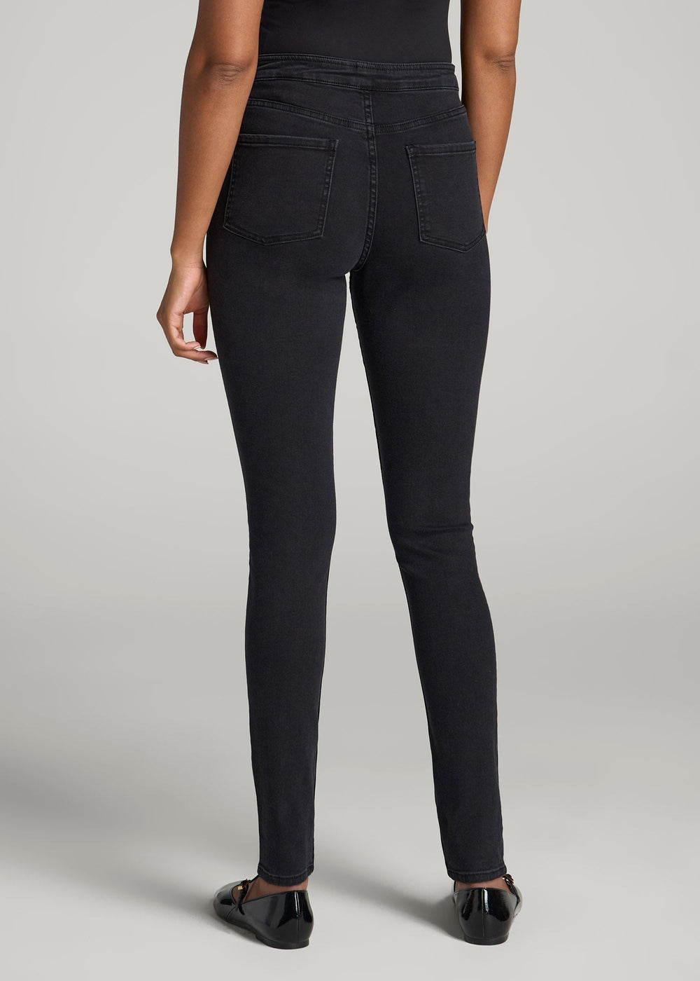 American Tall Online | Jeggings for Tall Women in Washed Black