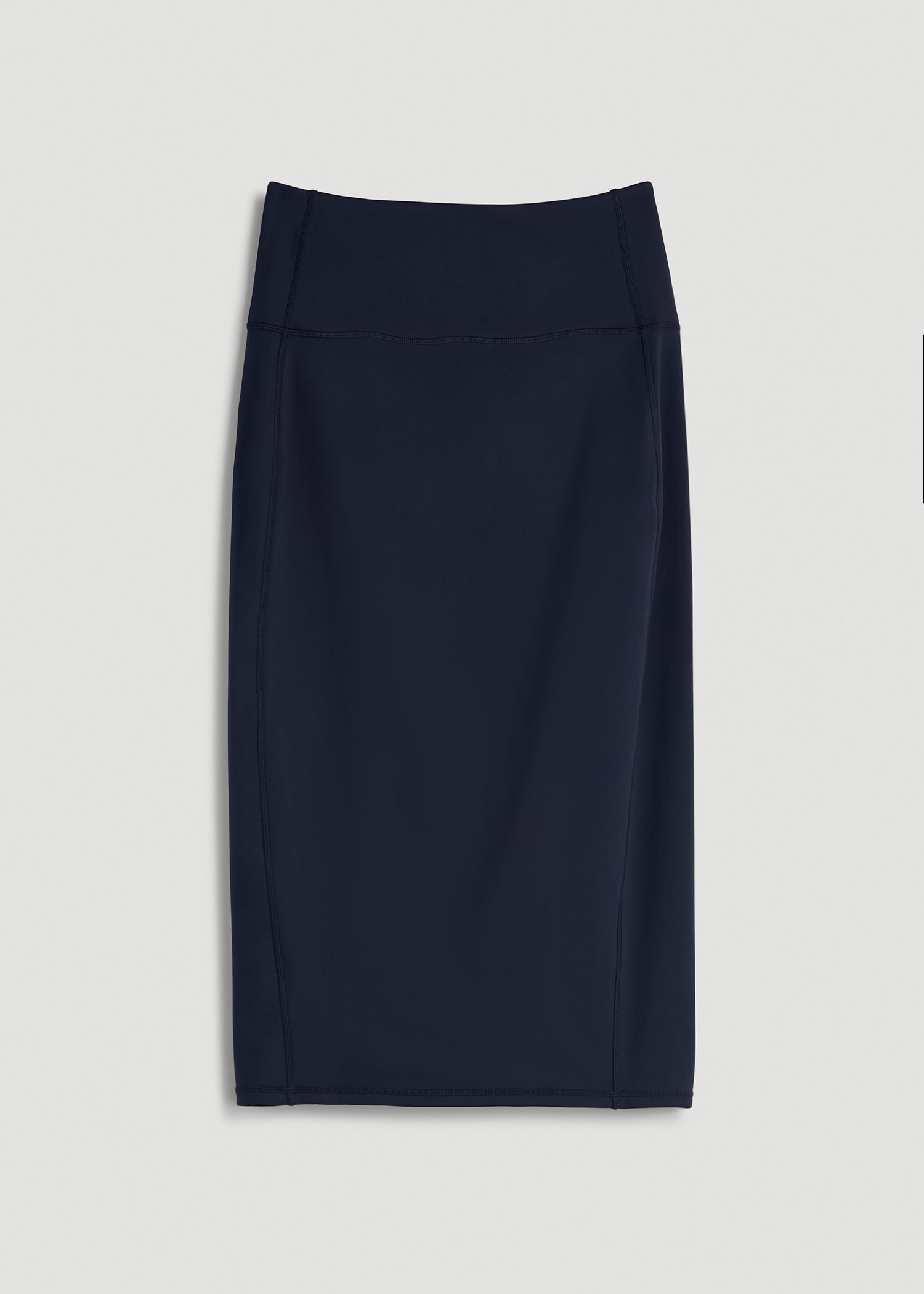 American Tall For Sale | Balance Slim Fit High Rise Skirt for Tall Women in Evening Blue