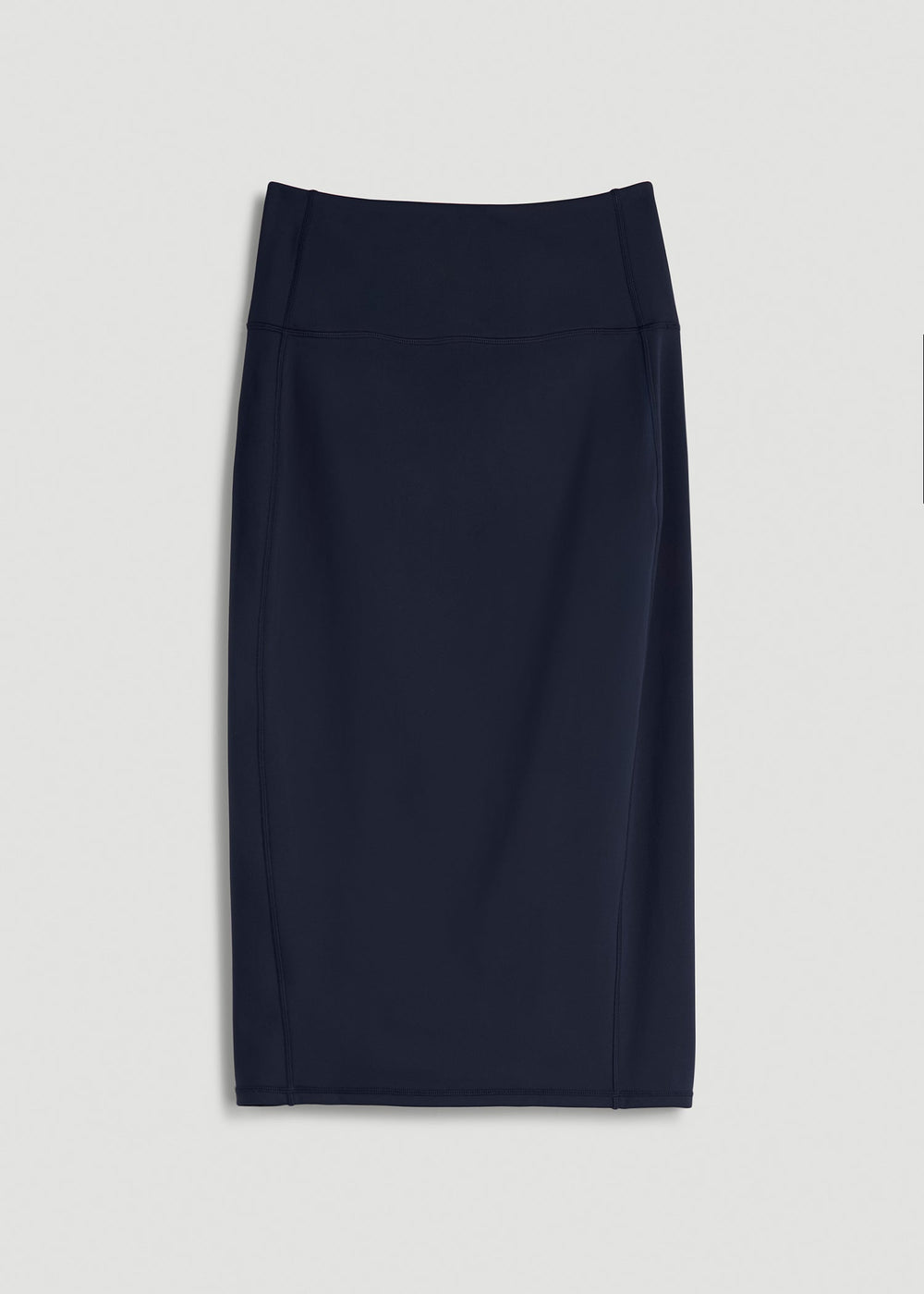 American Tall For Sale | Balance Slim Fit High Rise Skirt for Tall Women in Evening Blue