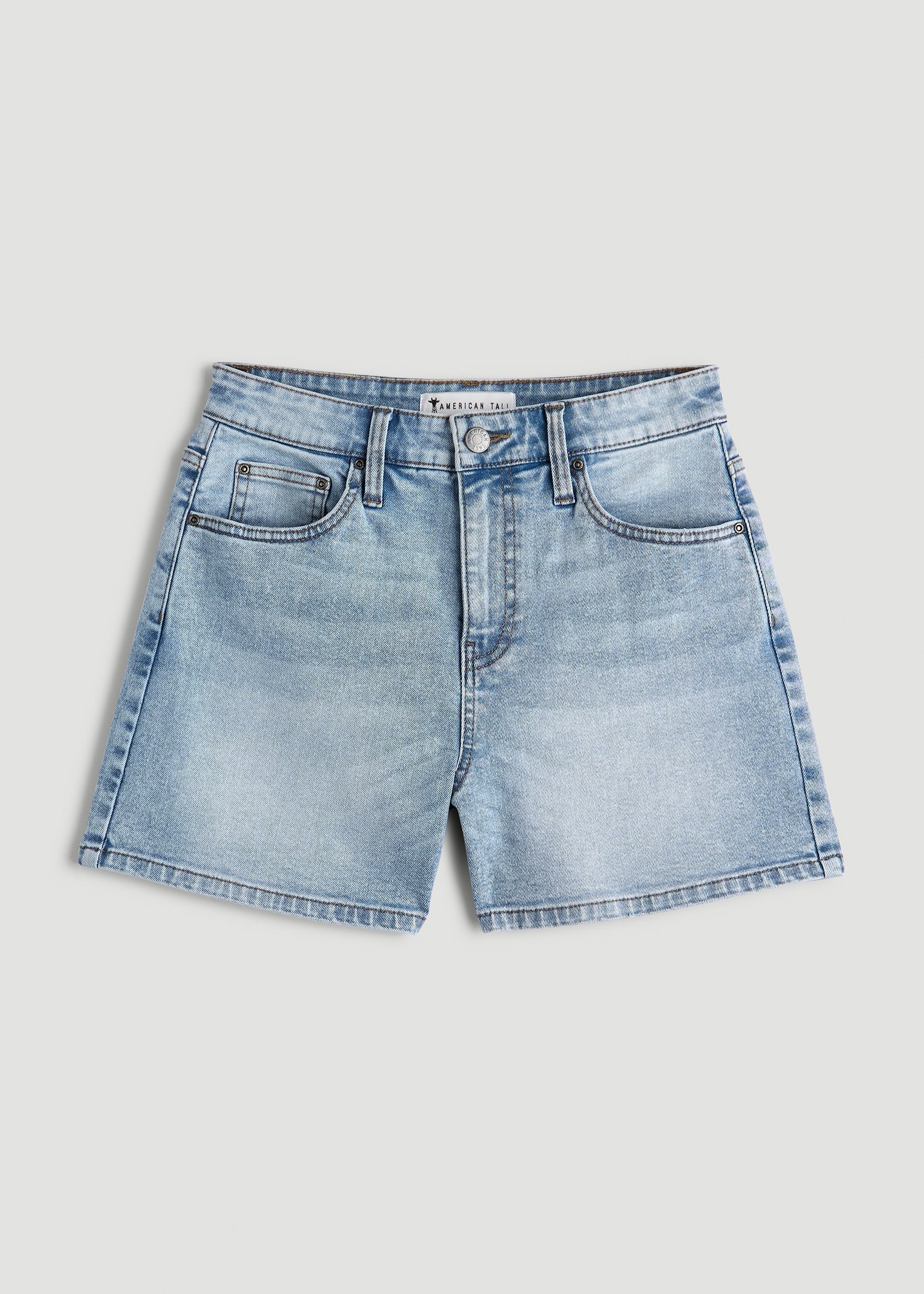 American Tall Online Shop | Denim Shorts for Tall Women in Surfer Blue