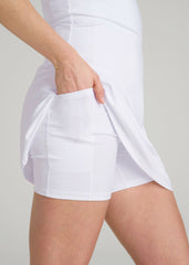 American Tall Online | Active Dress with Shorts for Tall Women in Optic White