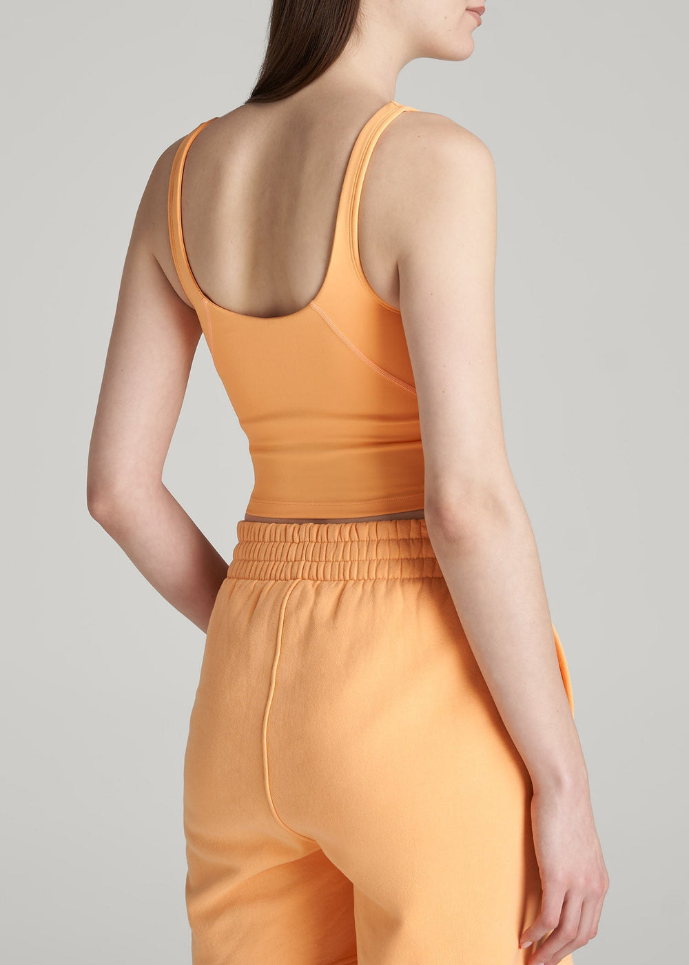 American Tall Discount | Balance Tank Top for Tall Women in Clementine