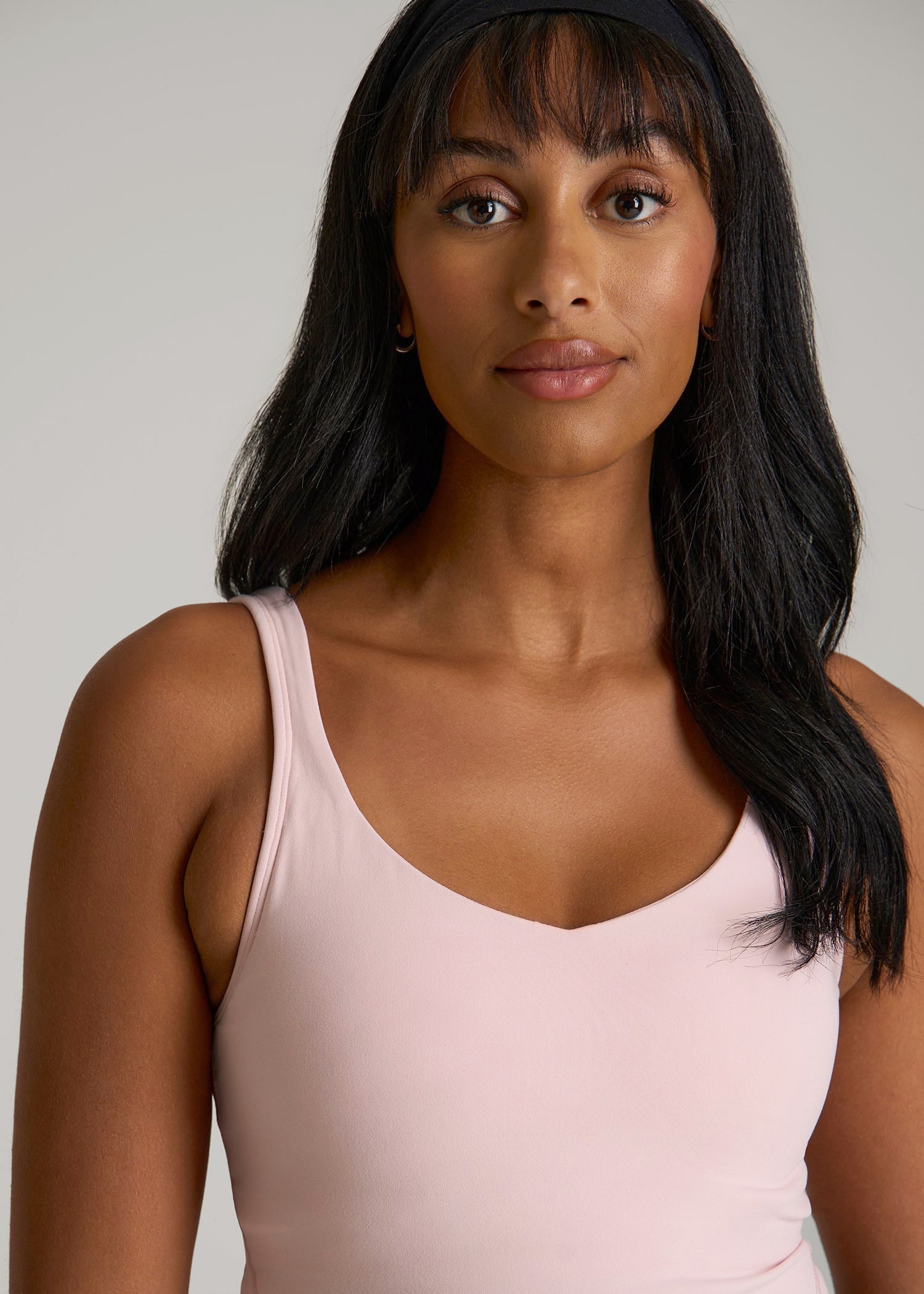 American Tall Online | Balance Tank Top for Tall Women in Hush Pink
