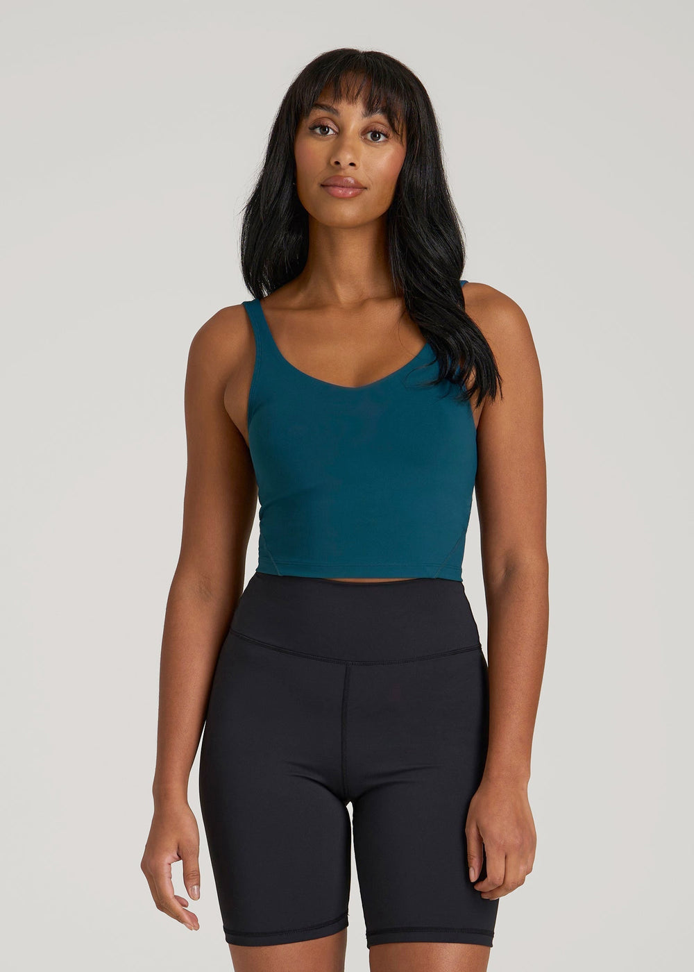 American Tall Sale | Balance Tank Top for Tall Women in Deep Water