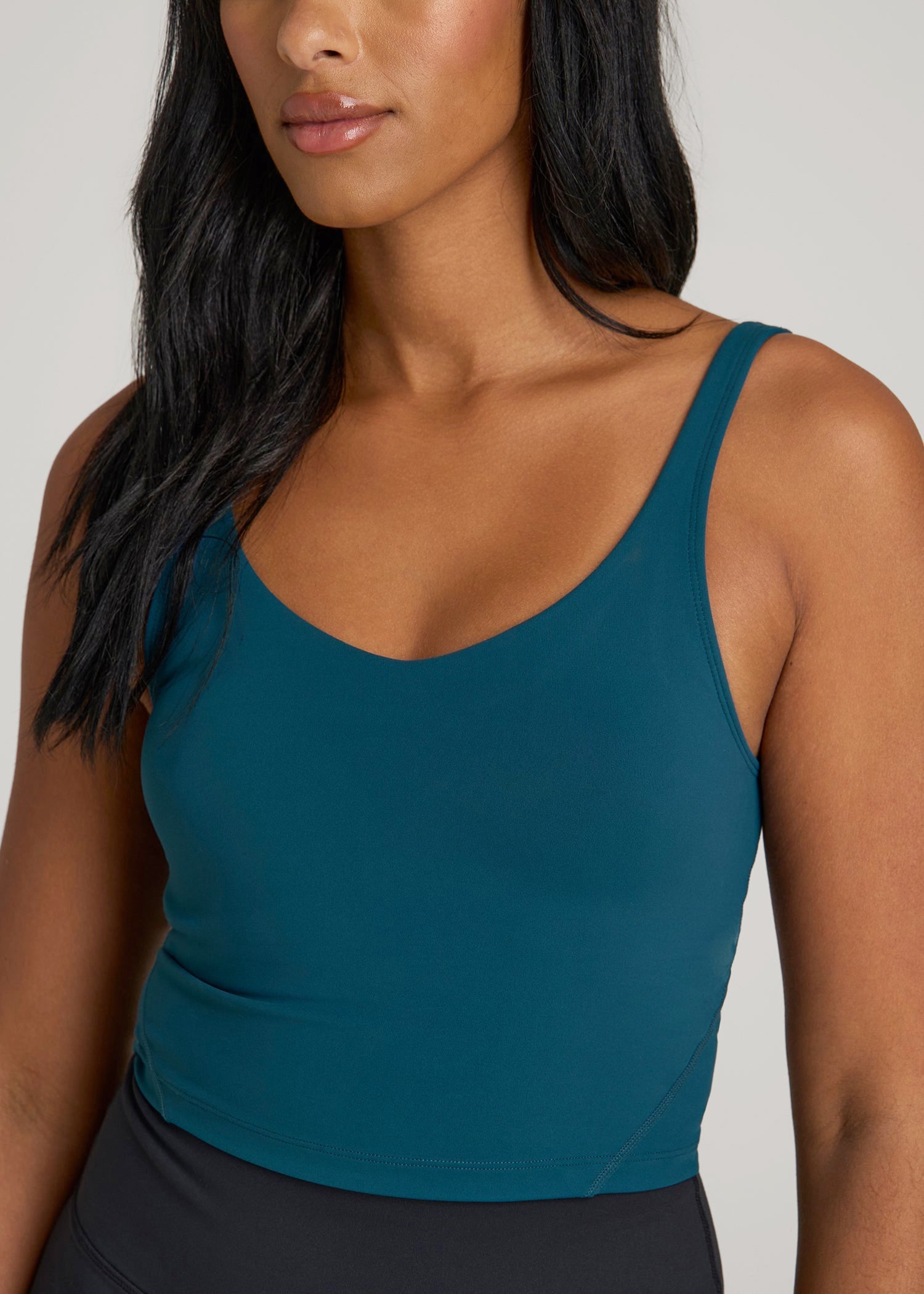 American Tall Sale | Balance Tank Top for Tall Women in Deep Water