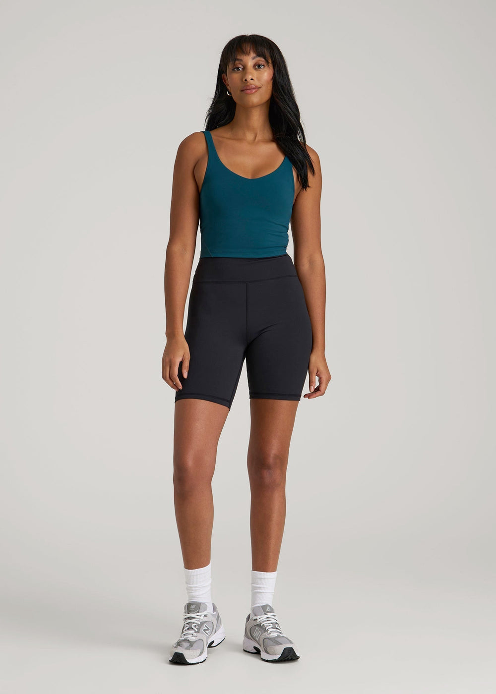 American Tall Sale | Balance Tank Top for Tall Women in Deep Water