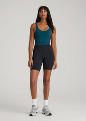 American Tall Sale | Balance Tank Top for Tall Women in Deep Water