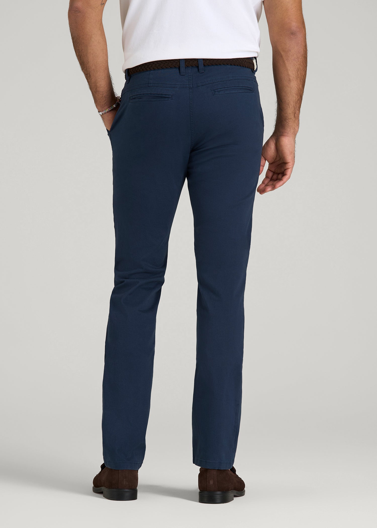 American Tall Online Shop | Carman TAPERED Chinos for Tall Men in Marine Navy