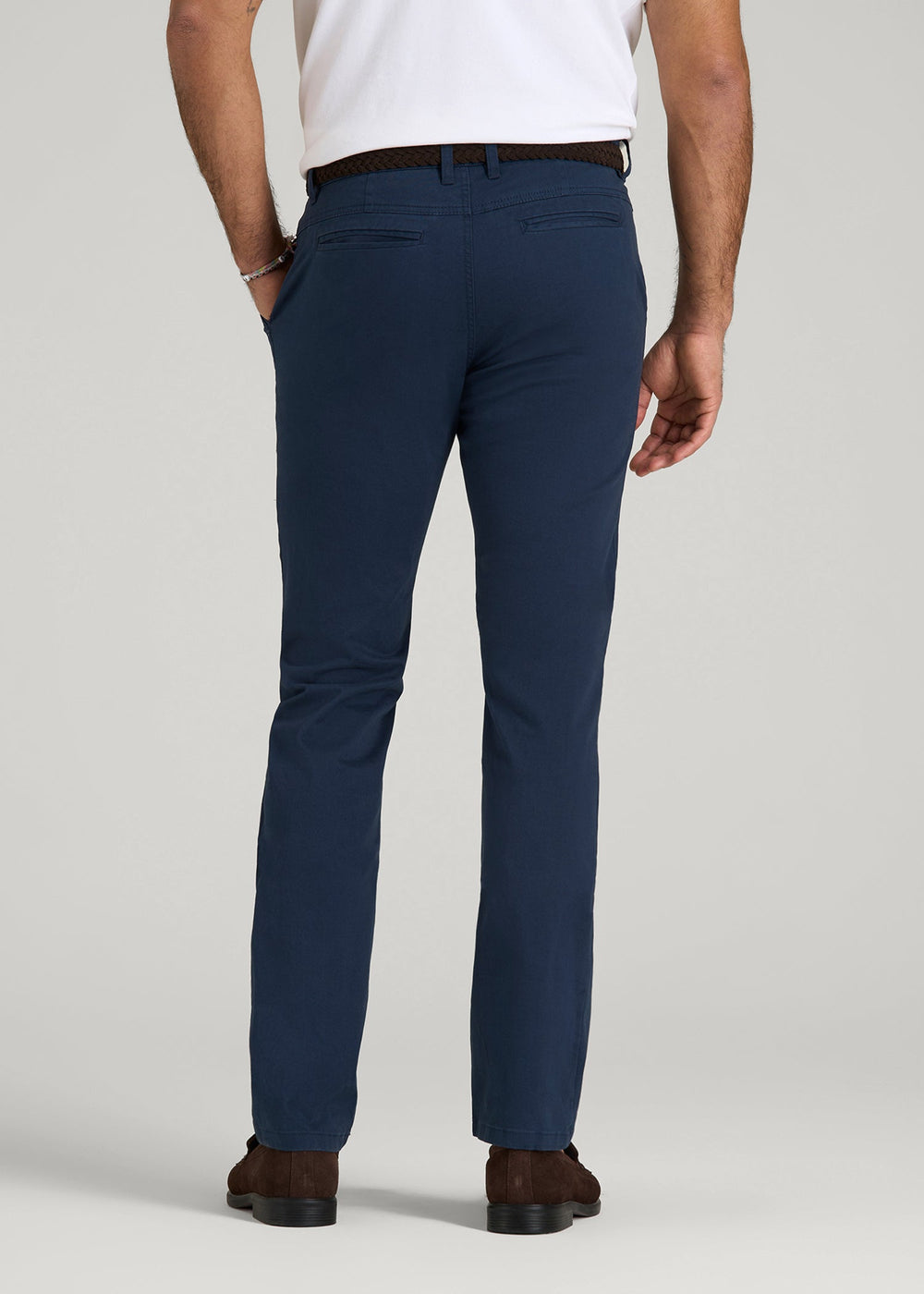 American Tall Online Shop | Carman TAPERED Chinos for Tall Men in Marine Navy
