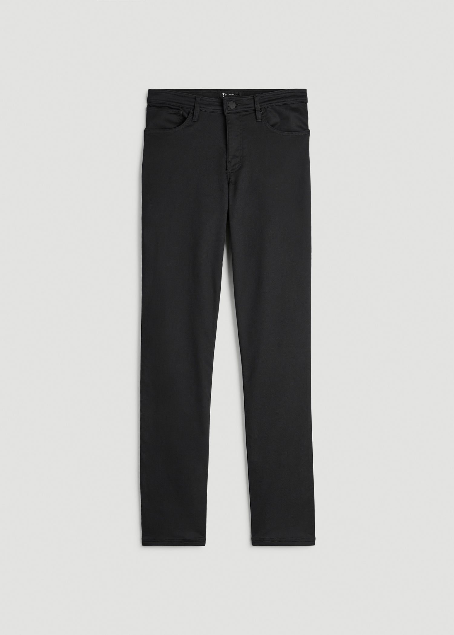 American Tall Discount | Everyday Comfort 5-Pocket TAPERED-FIT Pant for Tall Men in Black