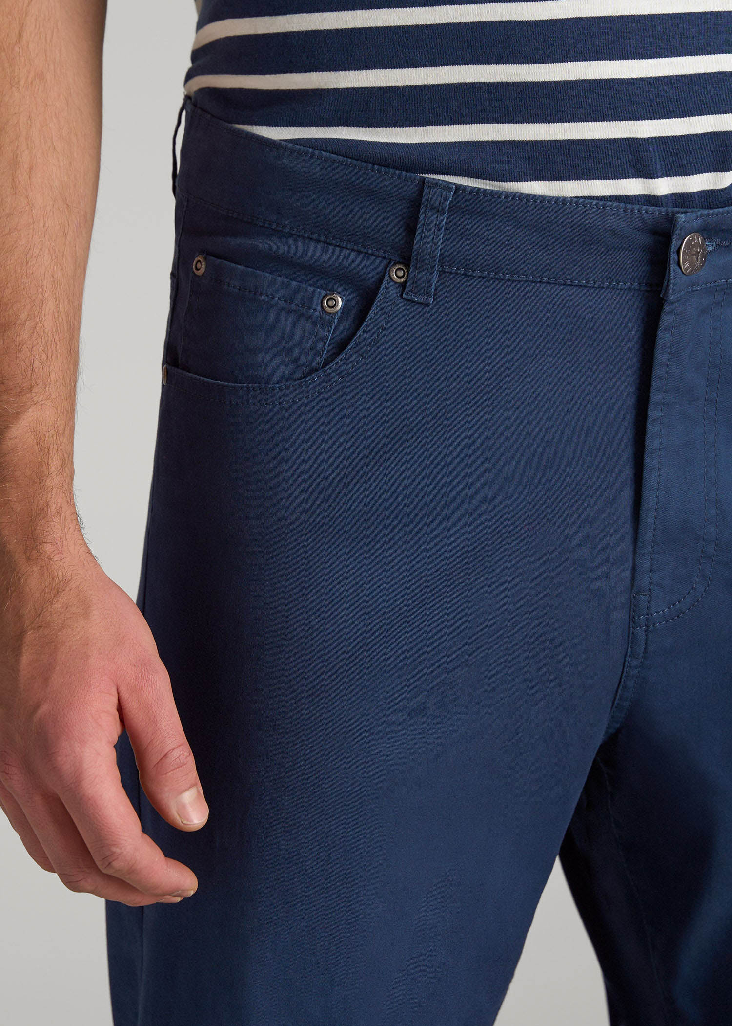 American Tall Online | J1 STRAIGHT Leg Five-Pocket Pants for Tall Men in Marine Navy