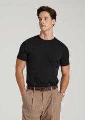 American Tall Discount | The Everyday Regular Fit Crewneck T-Shirt for Tall Men in Black