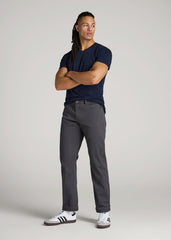American Tall Outlet | The Essential Modern Fit V-Neck Tee for Tall Men in True Navy