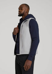 American Tall Online | Performance Vest for Tall Men in Light Grey Mix