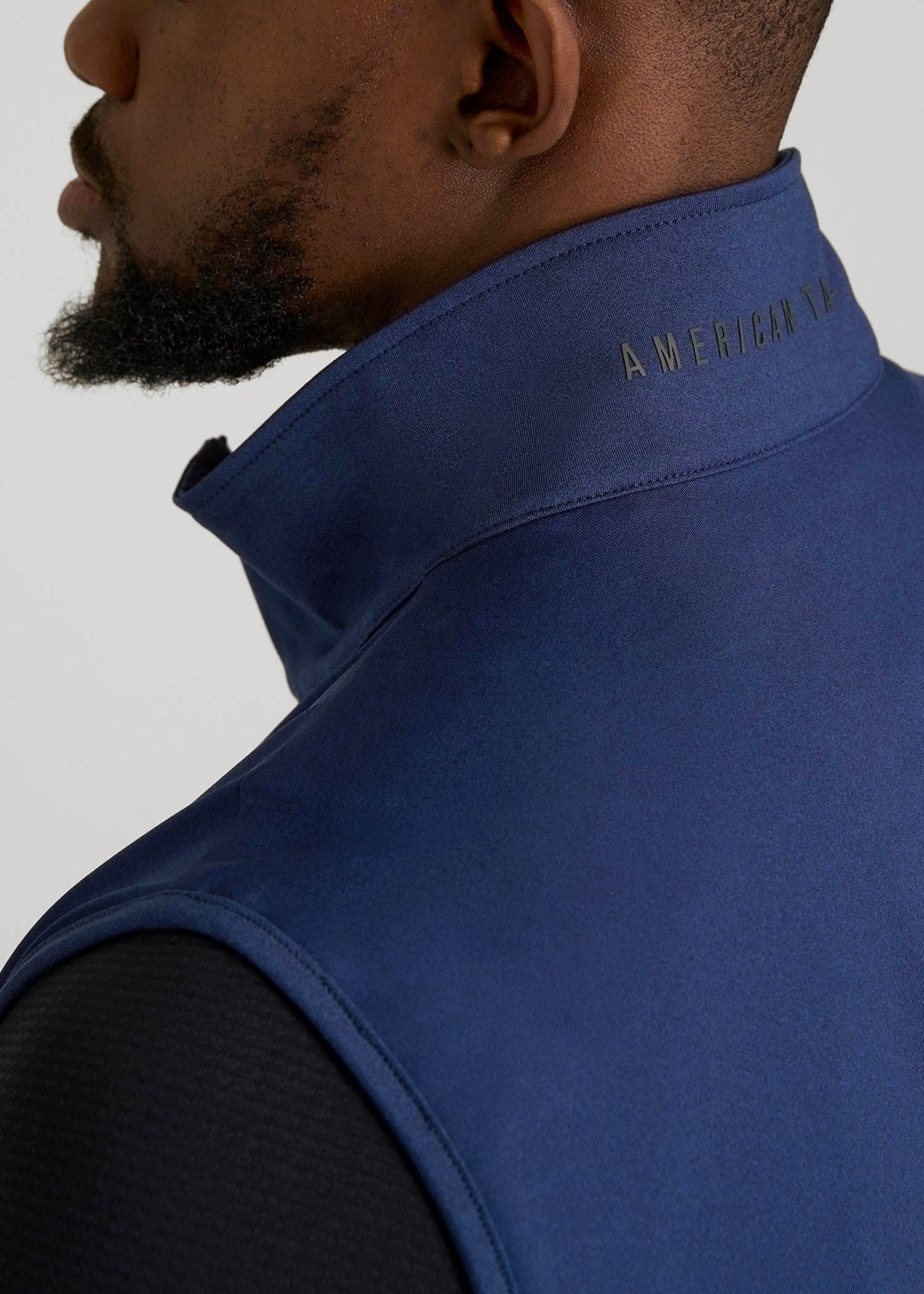 American Tall Sale | Performance Vest for Tall Men in Blue Mix