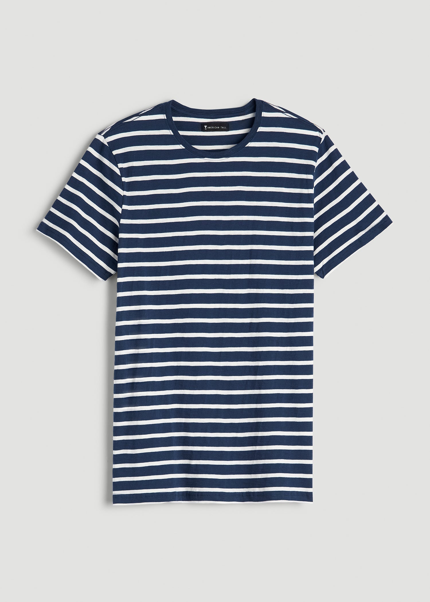 American Tall Outlet | REGULAR-FIT Striped Tee for Tall Men in Navy And White