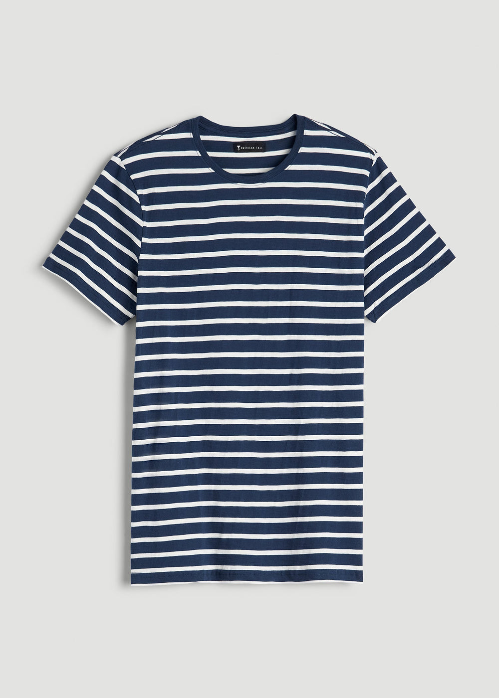American Tall Outlet | REGULAR-FIT Striped Tee for Tall Men in Navy And White